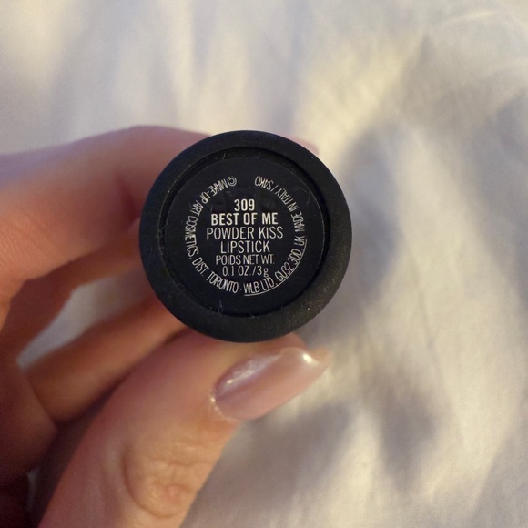 MAC Cosmetics Best of Me Powder Kiss Lipstick - Soft Nude - Picture 4 of 5